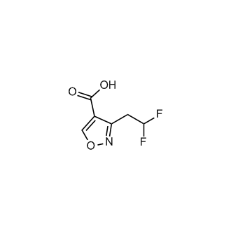 3-(2,2-Difluoroethyl)isoxazole-4-carboxylic acid|CS-0498528