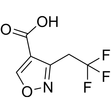 3-(2,2,2-Trifluoroethyl)isoxazole-4-carboxylic acid|CS-0498534