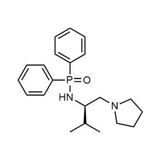 (R)-N-(3-Methyl-1-(pyrrolidin-1-yl)butan-2-yl)-P,P-diphenylphosphinic amide|CS-0498675