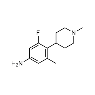 3-Fluoro-5-methyl-4-(1-methylpiperidin-4-yl)aniline|CS-0498703