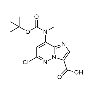 8-((tert-Butoxycarbonyl)(methyl)amino)-6-chloroimidazo[1,2-b]pyridazine-3-carboxylic acid|CS-0498960