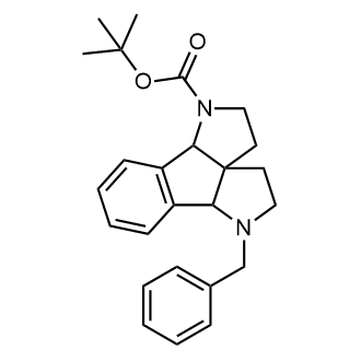tert-Butyl 6-benzyl-2,3,4,5,6,6a-hexahydroindeno[1,2-b:3,2-b']dipyrrole-1(10bH)-carboxylate|CS-0499023