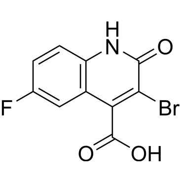 3-Bromo-6-fluoro-2-oxo-1,2-dihydroquinoline-4-carboxylic acid|CS-0499049