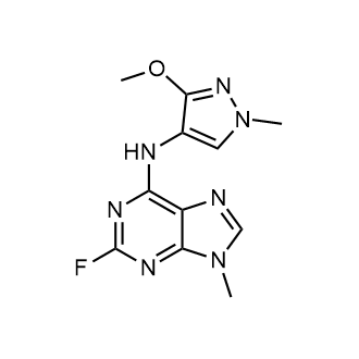 2-Fluoro-N-(3-methoxy-1-methyl-1H-pyrazol-4-yl)-9-methyl-9H-purin-6-amine|CS-0499581