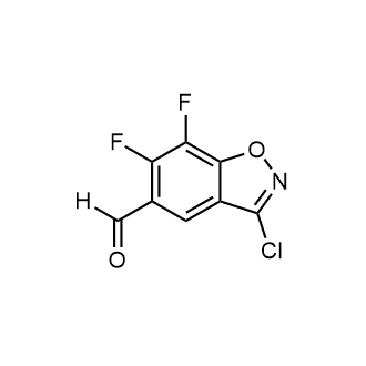 3-Chloro-6,7-difluorobenzo[d]isoxazole-5-carbaldehyde|CS-0499583