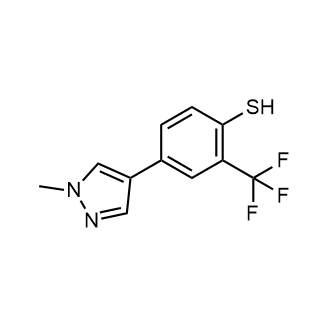 4-(1-Methyl-1H-pyrazol-4-yl)-2-(trifluoromethyl)benzenethiol|CS-0499675
