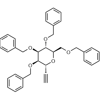 (2R,3R,4R,5R,6R)-3,4,5-tris(benzyloxy)-2-((benzyloxy)methyl)-6-ethynyltetrahydro-2H-pyran|CS-0499685
