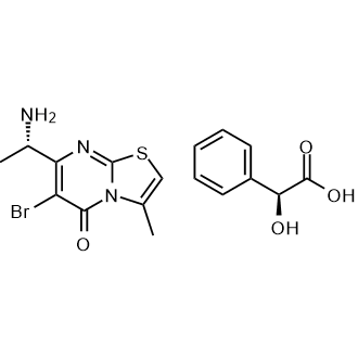 (S)-7-(1-aminoethyl)-6-bromo-3-methyl-5H-thiazolo[3,2-a]pyrimidin-5-one (S)-2-hydroxy-2-phenylacetate|CS-0499726