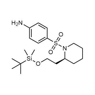 (S)-4-((2-(2-((tert-butyldimethylsilyl)oxy)ethyl)piperidin-1-yl)sulfonyl)aniline|CS-0499754