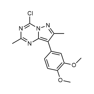 4-Chloro-8-(3,4-dimethoxyphenyl)-2,7-dimethylpyrazolo[1,5-a][1,3,5]triazine|CS-0499818