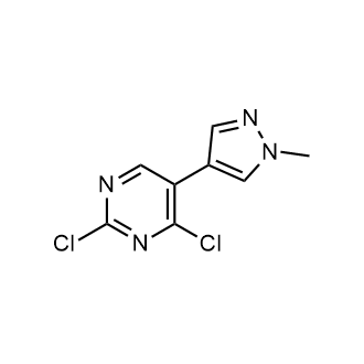 2,4-Dichloro-5-(1-methyl-1H-pyrazol-4-yl)pyrimidine|CS-0499887