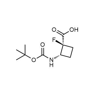 Rel-(1S,2S)-2-((tert-butoxycarbonyl)amino)-1-fluorocyclobutane-1-carboxylic acid|CS-0499888