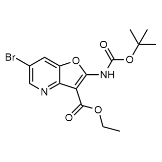 Ethyl 6-bromo-2-((tert-butoxycarbonyl)amino)furo[3,2-b]pyridine-3-carboxylate|CS-0500104