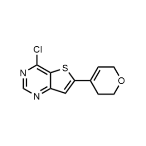 4-Chloro-6-(3,6-dihydro-2H-pyran-4-yl)thieno[3,2-d]pyrimidine|CS-0500172
