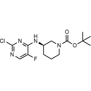 Tert-butyl (R)-3-((2-chloro-5-fluoropyrimidin-4-yl)amino)piperidine-1-carboxylate|CS-0500218
