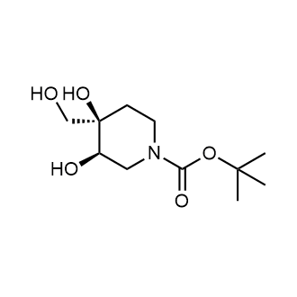 Tert-butyl (3R,4R)-3,4-dihydroxy-4-(hydroxymethyl)piperidine-1-carboxylate|CS-0500341