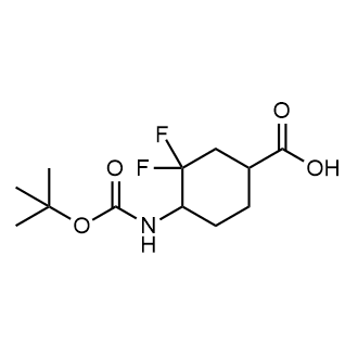 4-((Tert-butoxycarbonyl)amino)-3,3-difluorocyclohexane-1-carboxylic acid|CS-0500424