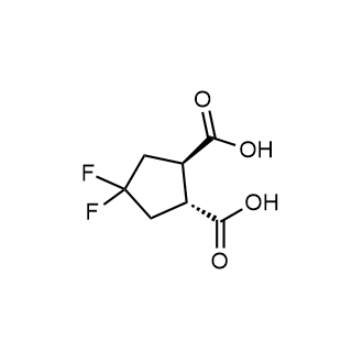(1R,2R)-4,4-difluorocyclopentane-1,2-dicarboxylic acid|CS-0500510