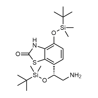 (R)-7-(2-amino-1-((tert-butyldimethylsilyl)oxy)ethyl)-4-((tert-butyldimethylsilyl)oxy)benzo[d]thiazol-2(3H)-one|CS-0500623