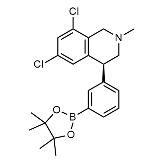 (S)-6,8-dichloro-2-methyl-4-(3-(4,4,5,5-tetramethyl-1,3,2-dioxaborolan-2-yl)phenyl)-1,2,3,4-tetrahydroisoquinoline|CS-0500682
