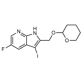 5-Fluoro-3-iodo-2-(((tetrahydro-2H-pyran-2-yl)oxy)methyl)-1H-pyrrolo[2,3-b]pyridine|CS-0500816