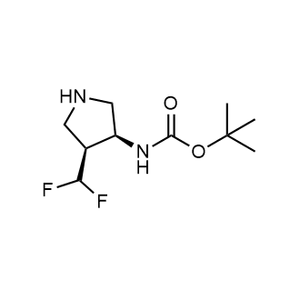 Tert-butyl ((3S,4S)-4-(difluoromethyl)pyrrolidin-3-yl)carbamate|CS-0501278