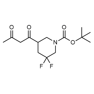 Tert-butyl 3,3-difluoro-5-(3-oxobutanoyl)piperidine-1-carboxylate|CS-0501313