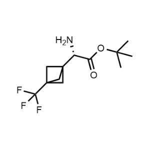 Tert-butyl (S)-2-amino-2-(3-(trifluoromethyl)bicyclo[1.1.1]Pentan-1-yl)acetate|CS-0501911