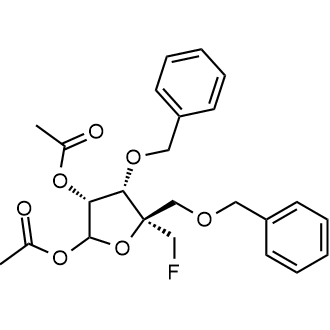 (3R,4S,5R)-4-(benzyloxy)-5-((benzyloxy)methyl)-5-(fluoromethyl)tetrahydrofuran-2,3-diyl diacetate|CS-0502006
