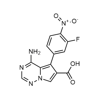 4-Amino-5-(3-fluoro-4-nitrophenyl)pyrrolo[2,1-f][1,2,4]triazine-6-carboxylic acid|CS-0502045