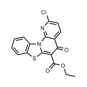 Ethyl 2-chloro-5-oxo-5H-benzo[4,5]thiazolo[3,2-a][1,8]naphthyridine-6-carboxylate|CS-0502047