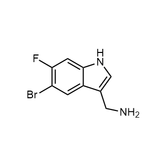 (5-Bromo-6-fluoro-1H-indol-3-yl)methanamine|CS-0502224