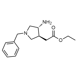 Ethyl 2-((3S,4R)-4-amino-1-benzylpyrrolidin-3-yl)acetate|CS-0502443