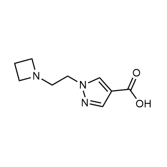 1-(2-(Azetidin-1-yl)ethyl)-1H-pyrazole-4-carboxylic acid|CS-0502572