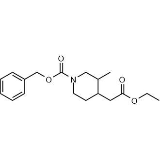 Benzyl 4-(2-ethoxy-2-oxoethyl)-3-methylpiperidine-1-carboxylate|CS-0502688