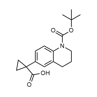1-(1-(Tert-butoxycarbonyl)-1,2,3,4-tetrahydroquinolin-6-yl)cyclopropane-1-carboxylic acid|CS-0503031