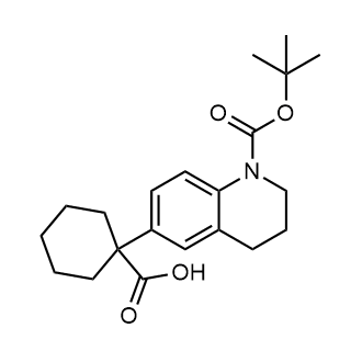 1-(1-(Tert-butoxycarbonyl)-1,2,3,4-tetrahydroquinolin-6-yl)cyclohexane-1-carboxylic acid|CS-0503034