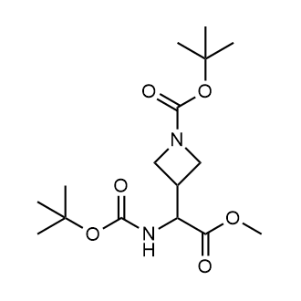 Tert-butyl 3-(1-((tert-butoxycarbonyl)amino)-2-methoxy-2-oxoethyl)azetidine-1-carboxylate|CS-0503080