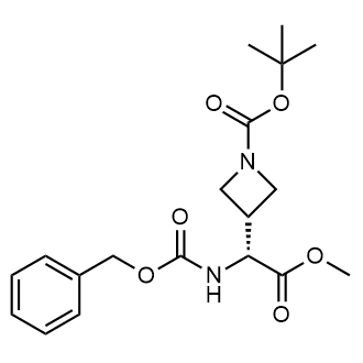 Tert-butyl (R)-3-(1-(((benzyloxy)carbonyl)amino)-2-methoxy-2-oxoethyl)azetidine-1-carboxylate|CS-0503081
