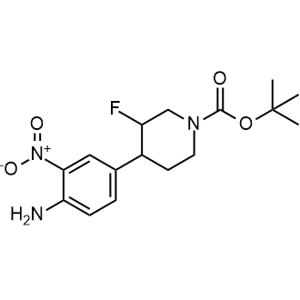 Tert-butyl 4-(4-amino-3-nitrophenyl)-3-fluoropiperidine-1-carboxylate|CS-0503419
