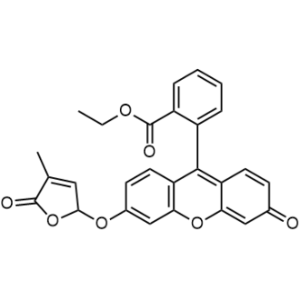 Ethyl 2-(6-((4-methyl-5-oxo-2,5-dihydrofuran-2-yl)oxy)-3-oxo-3H-xanthen-9-yl)benzoate|CS-0503765