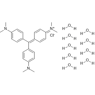 N-(4-(bis(4-(dimethylamino)phenyl)methylene)cyclohexa-2,5-dien-1-ylidene)-N-methylmethanaminium chloride nonahydrate|CS-0503932