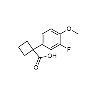 1-(3-Fluoro-4-methoxyphenyl)cyclobutane-1-carboxylic acid|CS-0503994