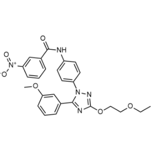 N-(4-(3-(2-ethoxyethoxy)-5-(3-methoxyphenyl)-1H-1,2,4-triazol-1-yl)phenyl)-3-nitrobenzamide|CS-0504370
