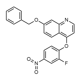 7-(Benzyloxy)-4-(2-fluoro-4-nitrophenoxy)quinoline|CS-0504471