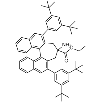 Ethyl 4-amino-2,6-bis(3,5-di-tert-butylphenyl)-4,5-dihydro-3H-cyclohepta[2,1-a:3,4-a']dinaphthalene-4-carboxylate|CS-0504740