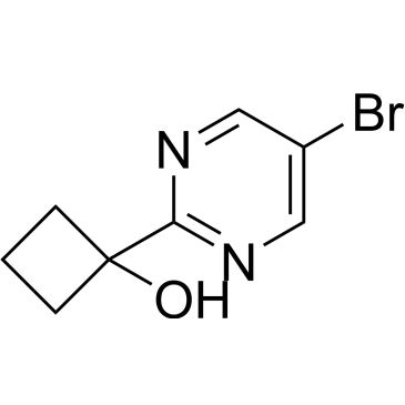 1-(5-Bromopyrimidin-2-yl)cyclobutan-1-ol|CS-0504751
