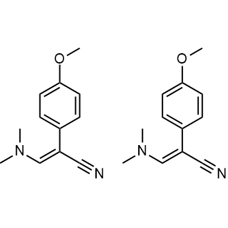 (E)-3-(dimethylamino)-2-(4-methoxyphenyl)acrylonitrile compound with 3-(dimethylamino)-2-(4-methoxyphenyl)acrylonitrile 1:1|CS-0504776