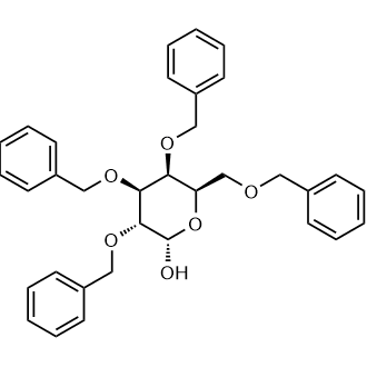 (2S,3R,4S,5S,6R)-3,4,5-tris(benzyloxy)-6-((benzyloxy)methyl)tetrahydro-2H-pyran-2-ol|CS-0504838