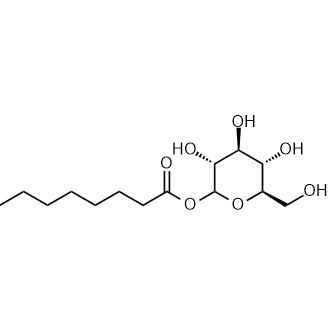 (3R,4S,5S,6R)-3,4,5-trihydroxy-6-(hydroxymethyl)tetrahydro-2H-pyran-2-yl octanoate|CS-0505116